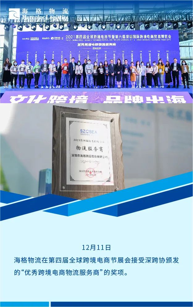 2021年海格物流大事记