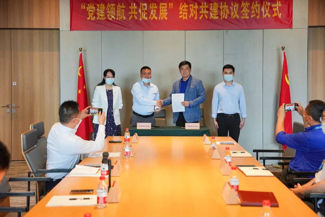 区投资推广和企业服务中心(区非公党委)调研海格云链产业园区 区投资推广和企业服务中心(区非公党委)调研海格云链产业园区