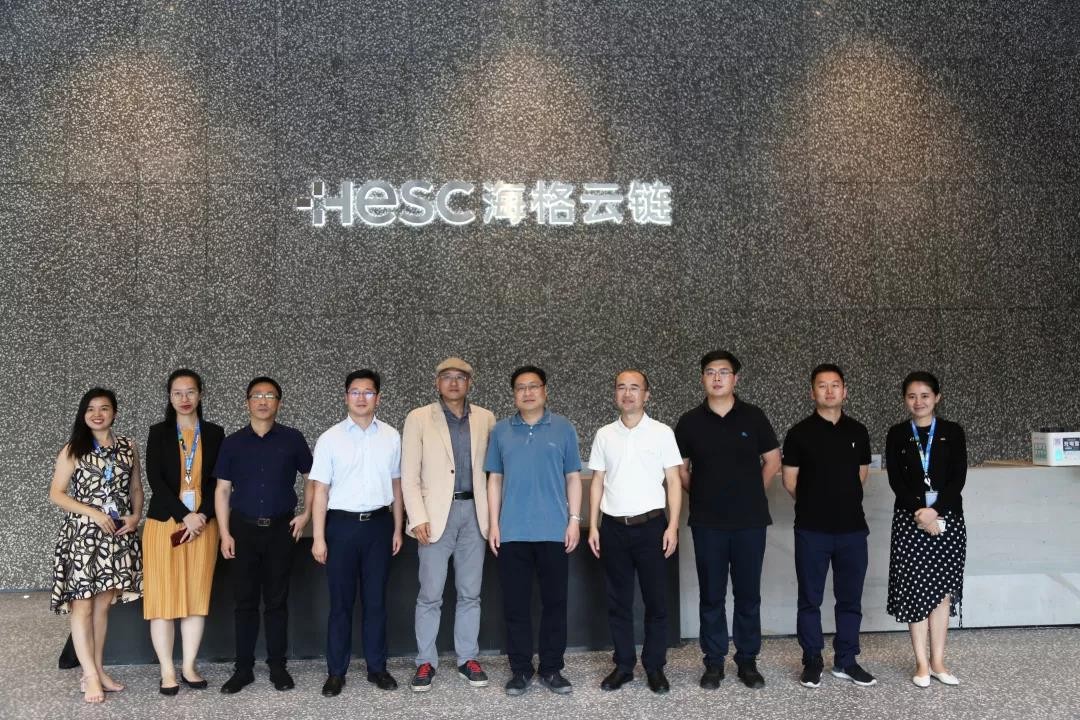 溧阳市副市长陈峰等一行走访调研海格云链