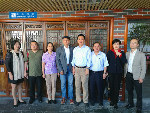 市政协副主席王璞一行莅临海格物流考察调研
