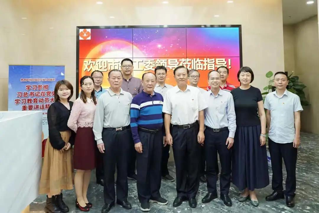 市关工委领导来盐调研企业关工委建设情况 市关工委领导来盐调研企业关工委建设情况